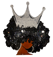 Load image into Gallery viewer, Paint and Pour Your Bejeweled Afro Queen